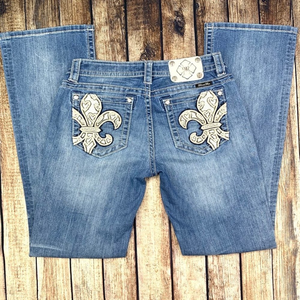 🚫SOLD! 👖|•MISS ME•| Signature Boot Jeans 30x33 L - Picture 7 of 8